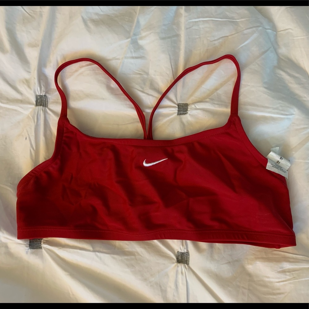 Nike athletic swim top